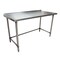 Bk Resources Stainless Steel Work Table, Open Base Plastic Feet 1.5 Riser 60"Wx24"D SVTROB-6024 - alternate 1